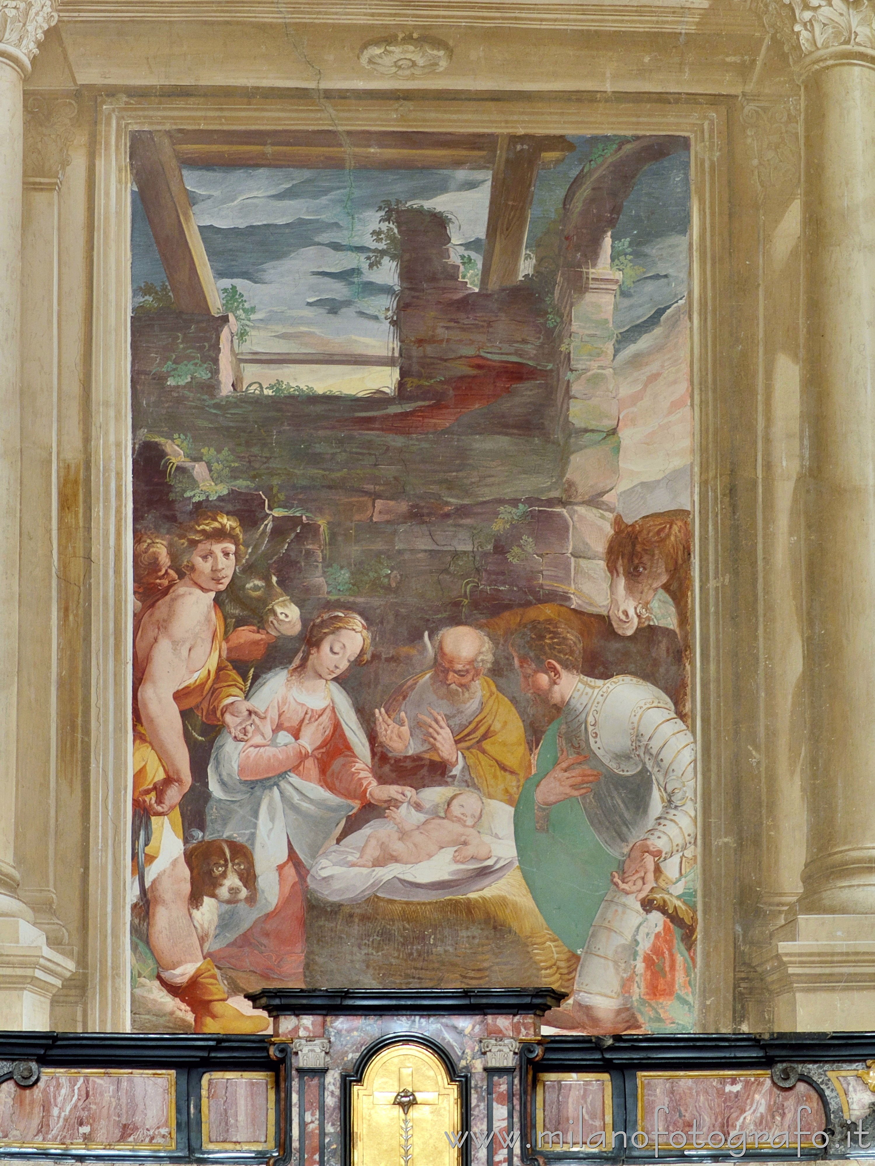 Castiglione Olona (Varese, Italy) - Nativity in the Church of the Virgin in the Countryside - Full resolution picture